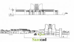 پلان معماری موزه هنرهای معاصر تهران